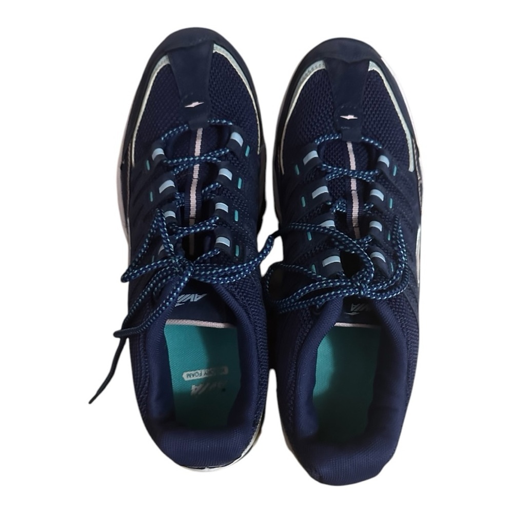AVIA Memory Foam Women's Blue & White &Light Green  Athletic Sneaker Size 11 - Picture 5 of 9